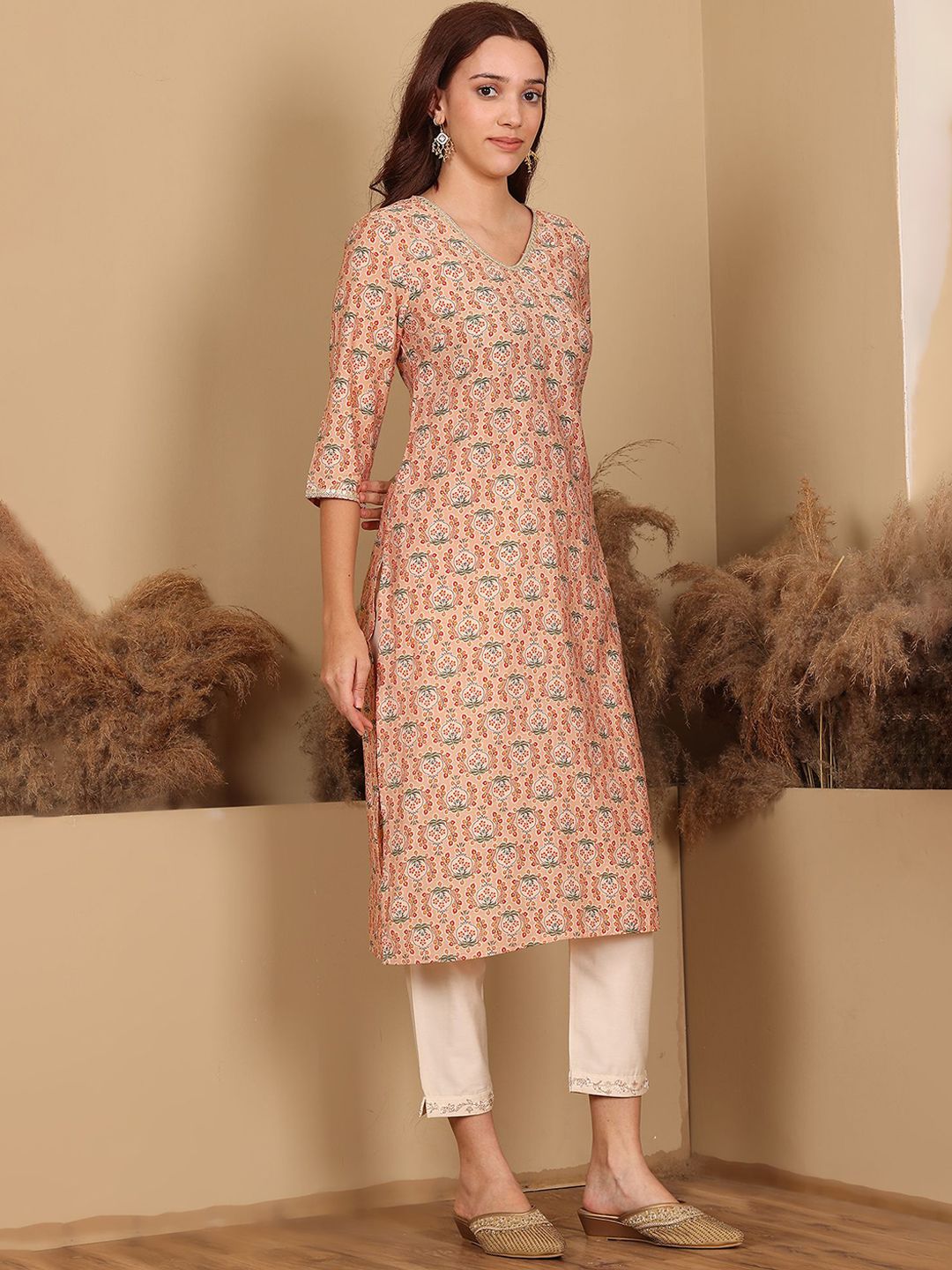 W Women Printed Kurta