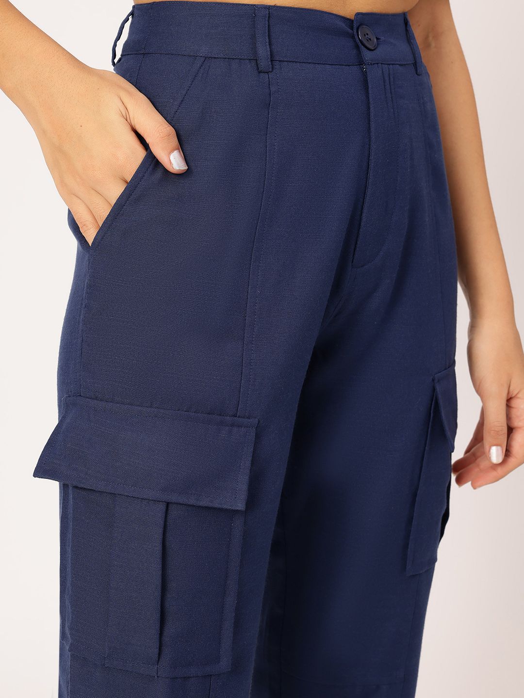 DressBerry Women Future Forward Cargo-Style Trousers