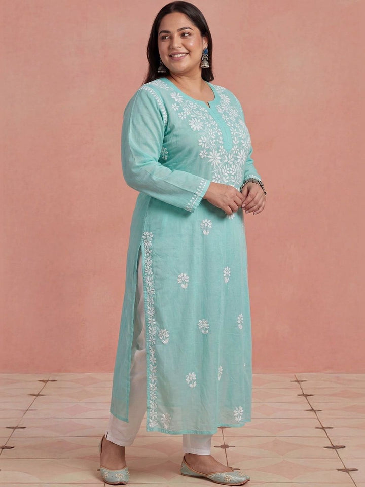 House of Chikankari Women Ethnic Motifs Embroidered Chikankari Kurta