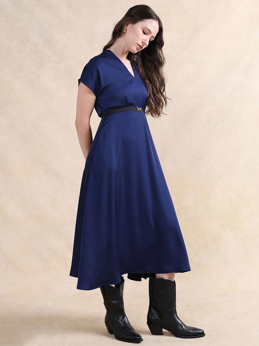 RAREISM Women Formal A-Line Midi Dress