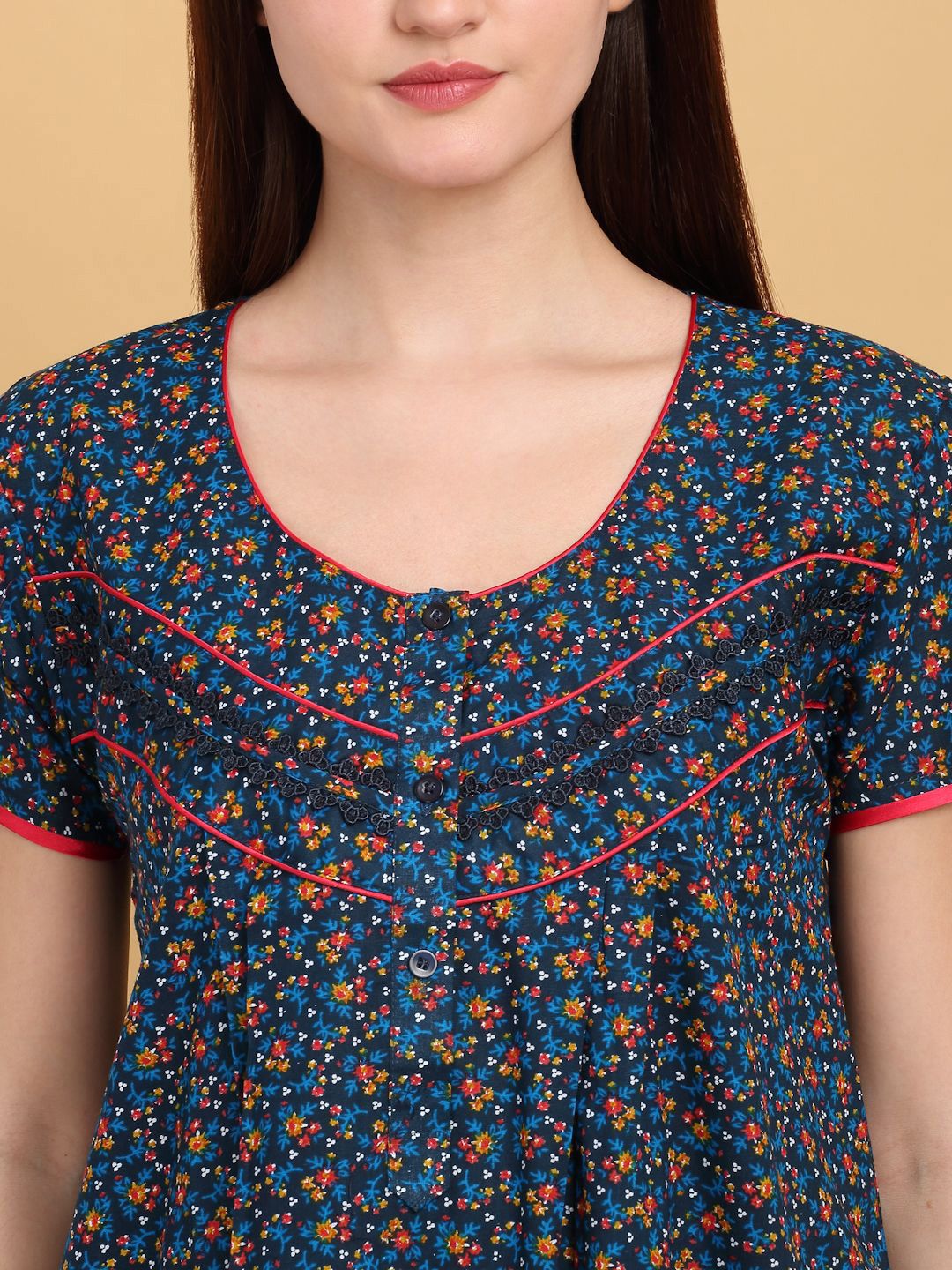 Sweet Dreams Printed Maxi Nightdress