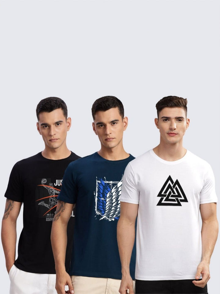 ADRO Men Printed T-shirt