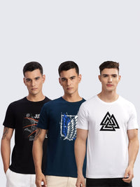 ADRO Men Printed T-shirt