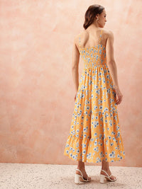 all about you Floral Print Fit & Flare Maxi Dress