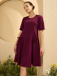 Antheaa Chiffon A-Line Dress