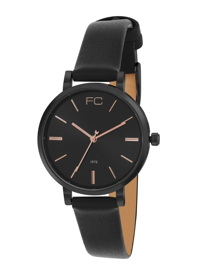 French Connection Women Dial & Leather Straps Analogue Watch FCN00071F