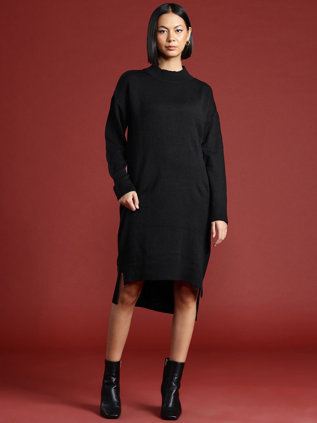 all about you Acrylic Jumper Midi Dress