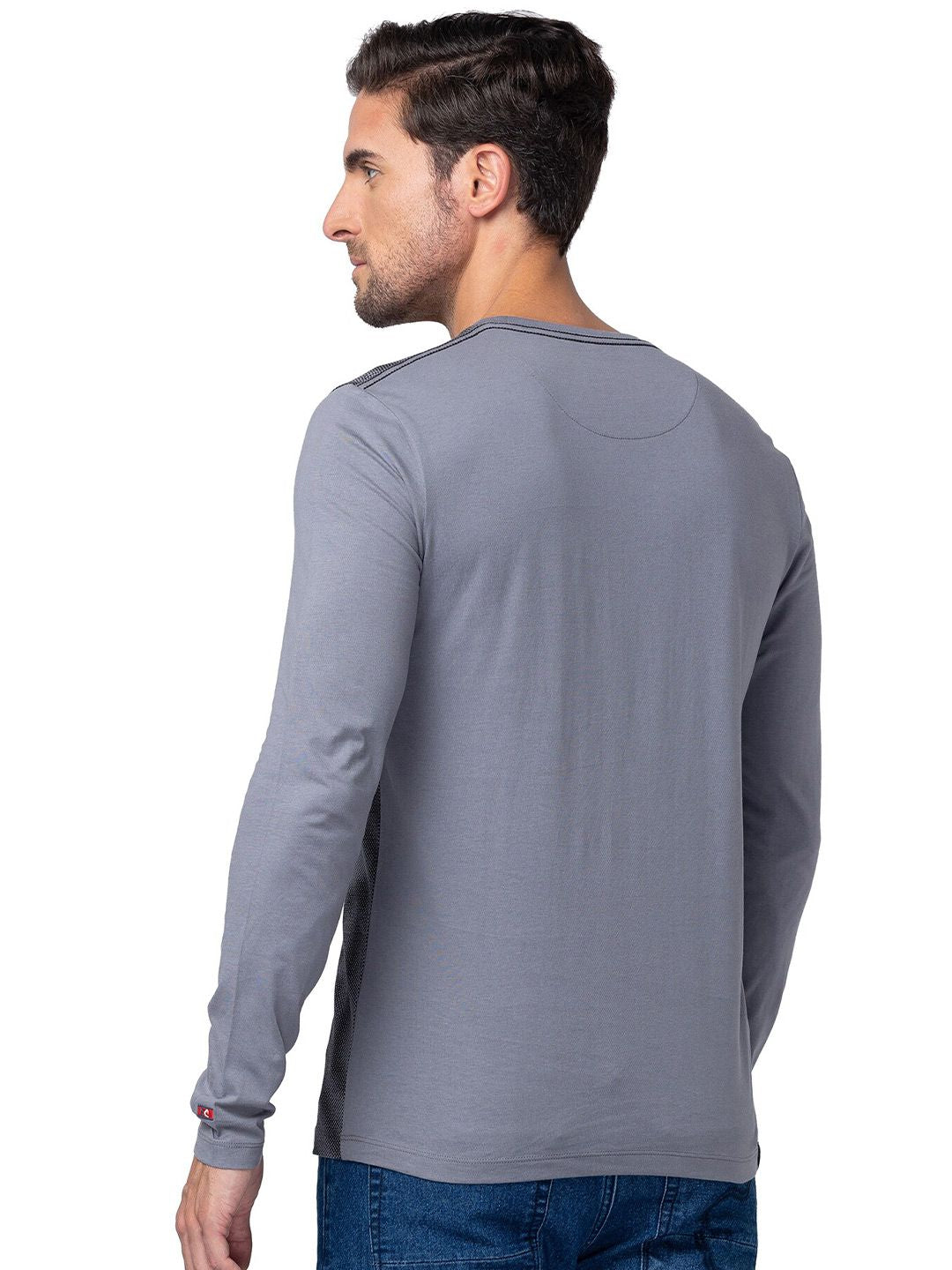 Being Human Slim Fit Abstract Printed Round Neck Casual T-shirt