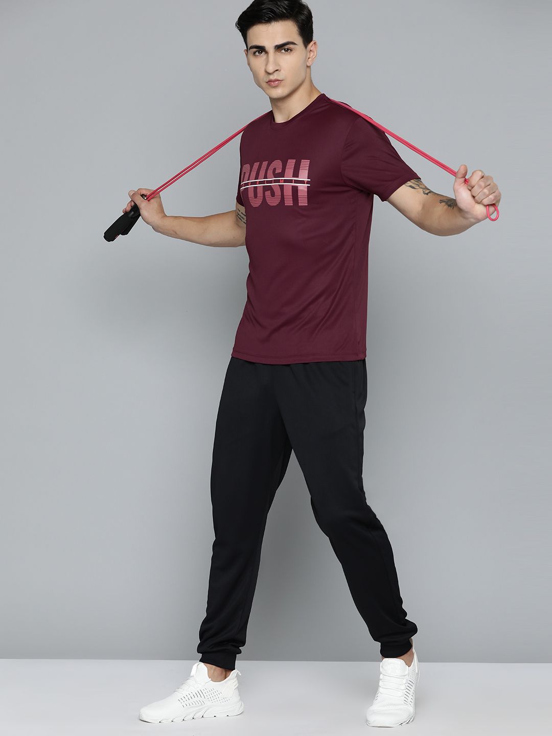 HRX by Hrithik Roshan Rapid-Dry Regular Fit Training T-shirt