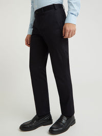 Park Avenue Men Black Slim Fit Trousers