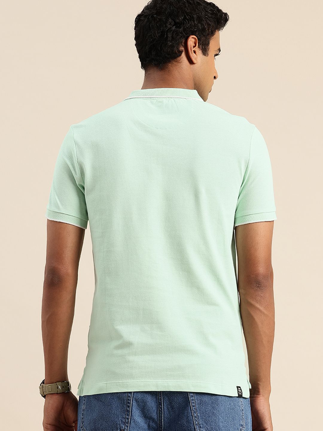 Being Human Pure Cotton Polo Collar Casual T-shirt