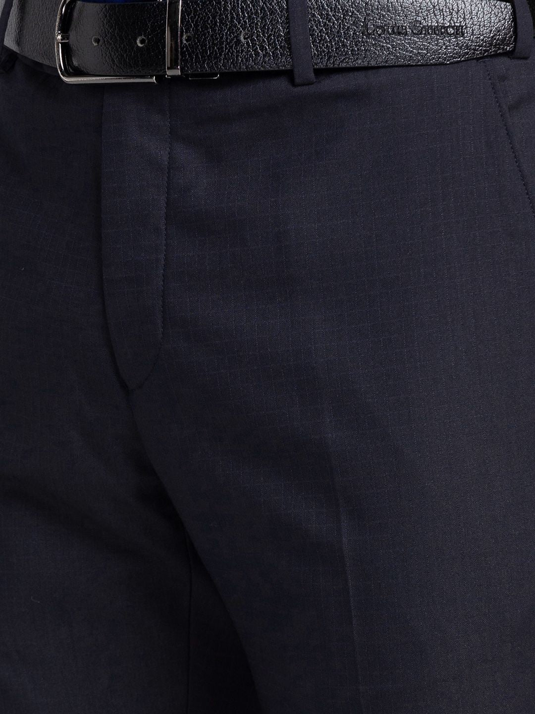 Raymond Men Checked Slim Fit Formal Trousers