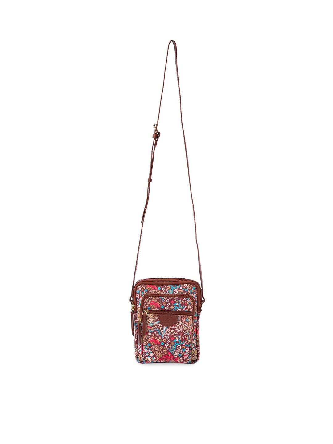 TEAL BY CHUMBAK Floral Printed Small Sling Bag