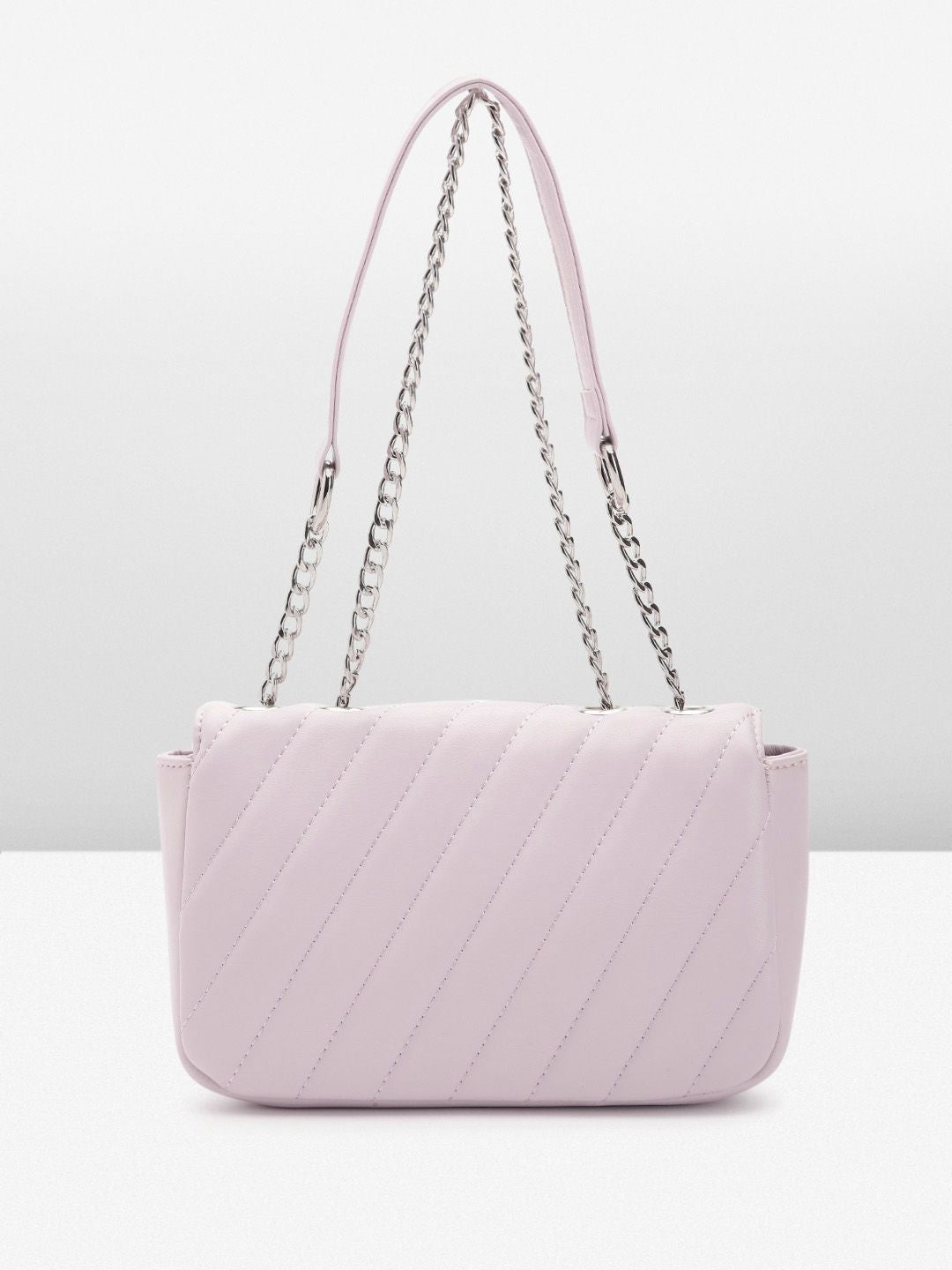 Lino Perros Structured Sling Bag with Quilted Detail