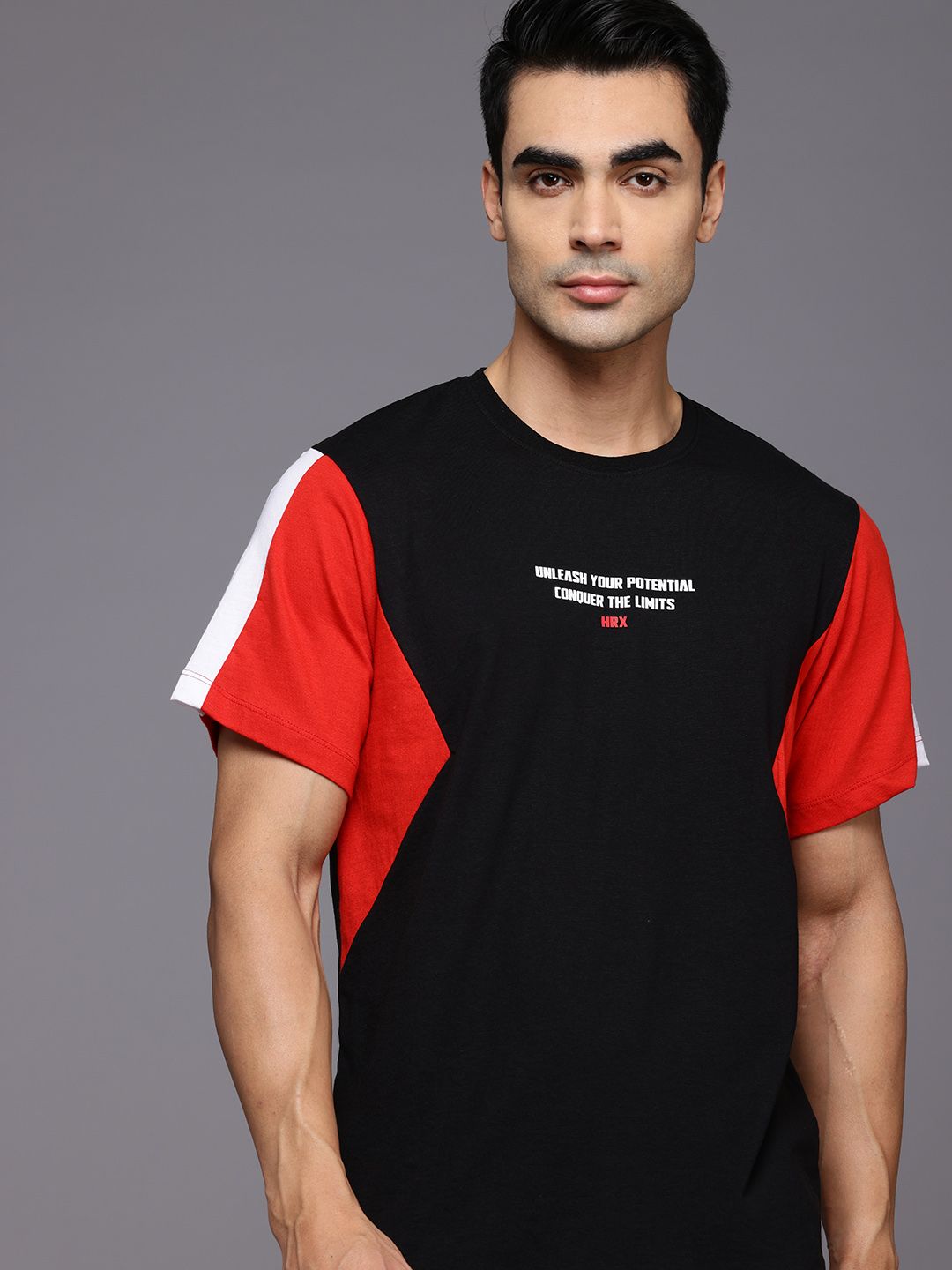 HRX by Hrithik Roshan Men Typography Printed T-shirt