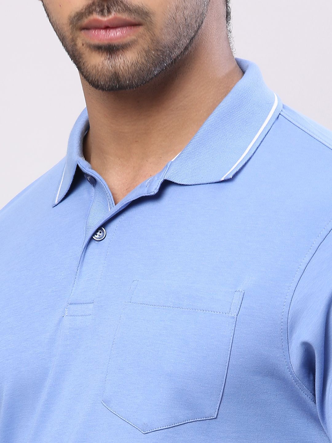 Raymond Polo Neck Pure Cotton T-shirt