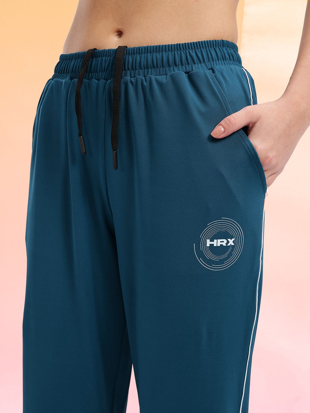 HRX by Hrithik Roshan Women Brand Logo Detail Rapid-Dry Running Joggers