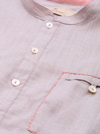 House of Pataudi Solid Rozana Pathani Kurta