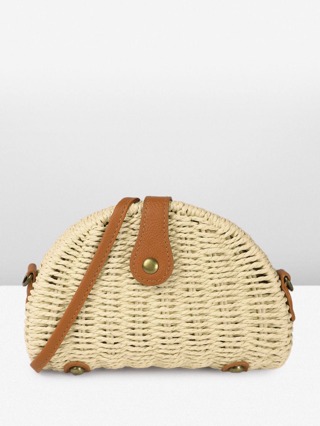 DressBerry Self Design Structured Sling Bag
