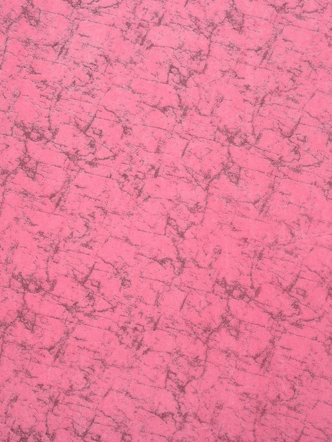Cortina Pink & Black Set of 2 Printed Room Darkening Window Curtain