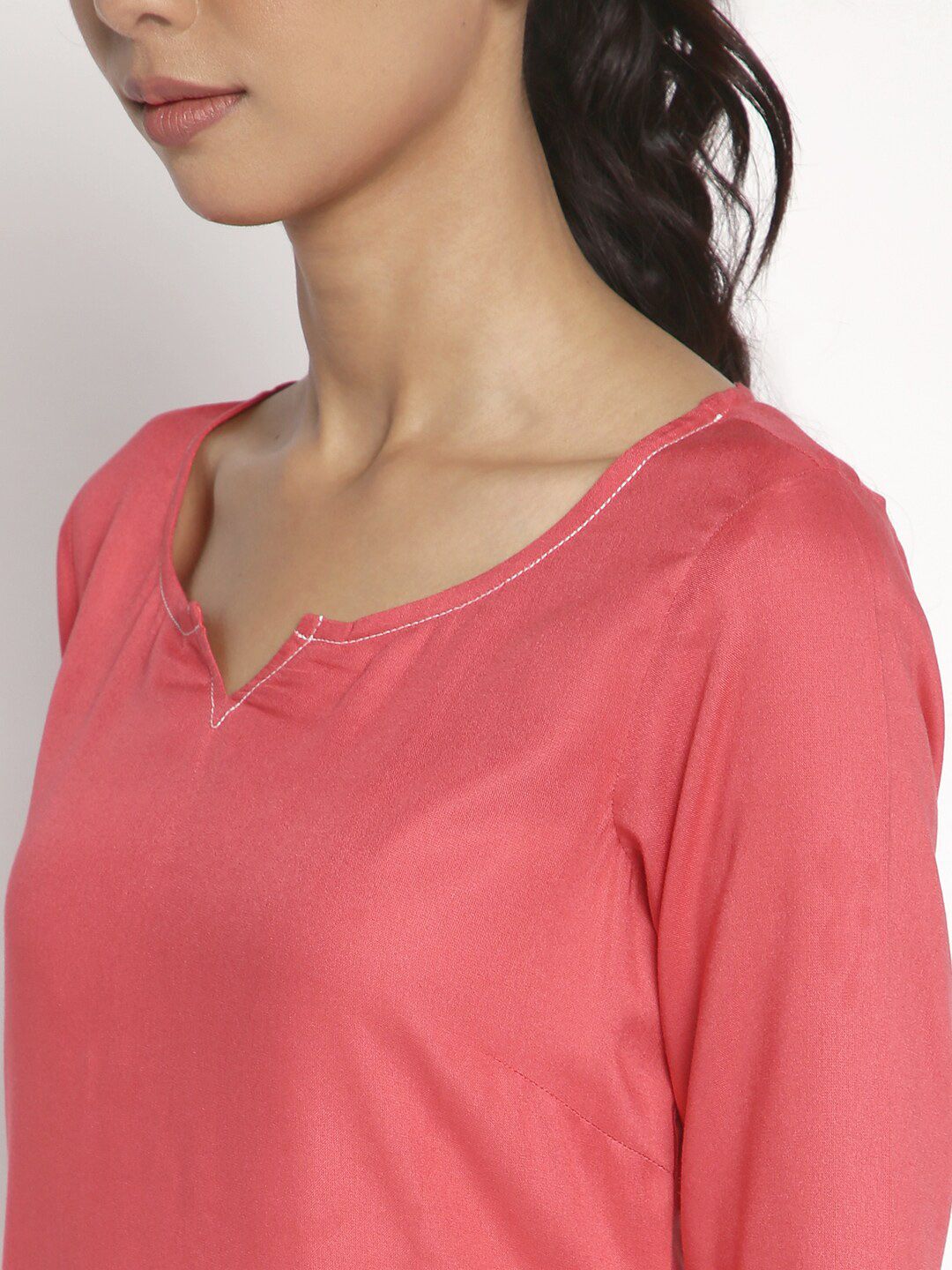 AURELIA Women Pink Kurta with Trousers
