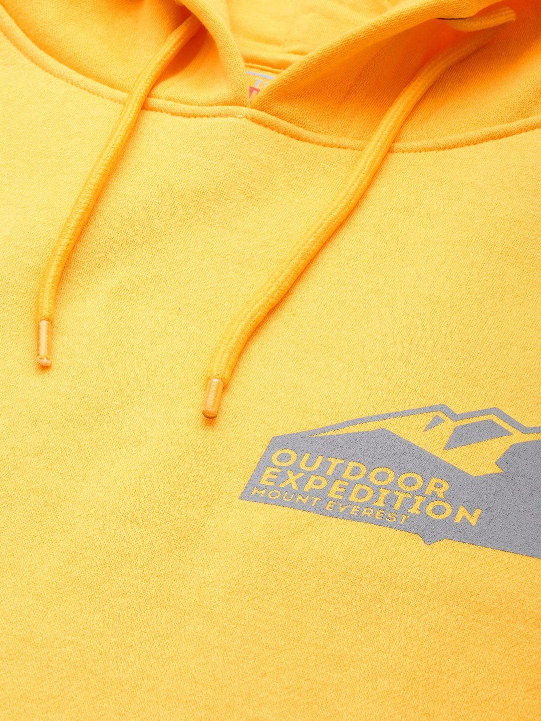 The Indian Garage Co Men Printed Hooded Sweatshirt