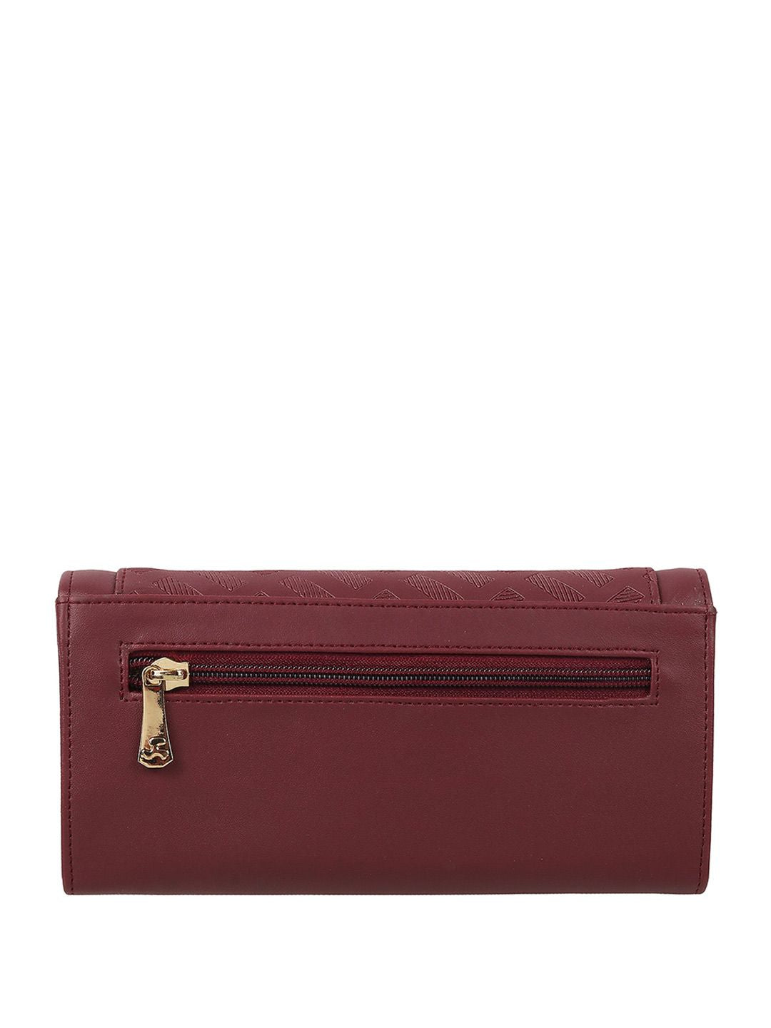 Mochi Women Geometric Textured Envelope Wallet
