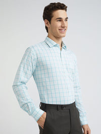 Park Avenue Slim Fit Checked Pure Cotton Formal Shirt