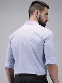 Park Avenue Pure Cotton Slim Fit Micro Checks Opaque Formal Shirt