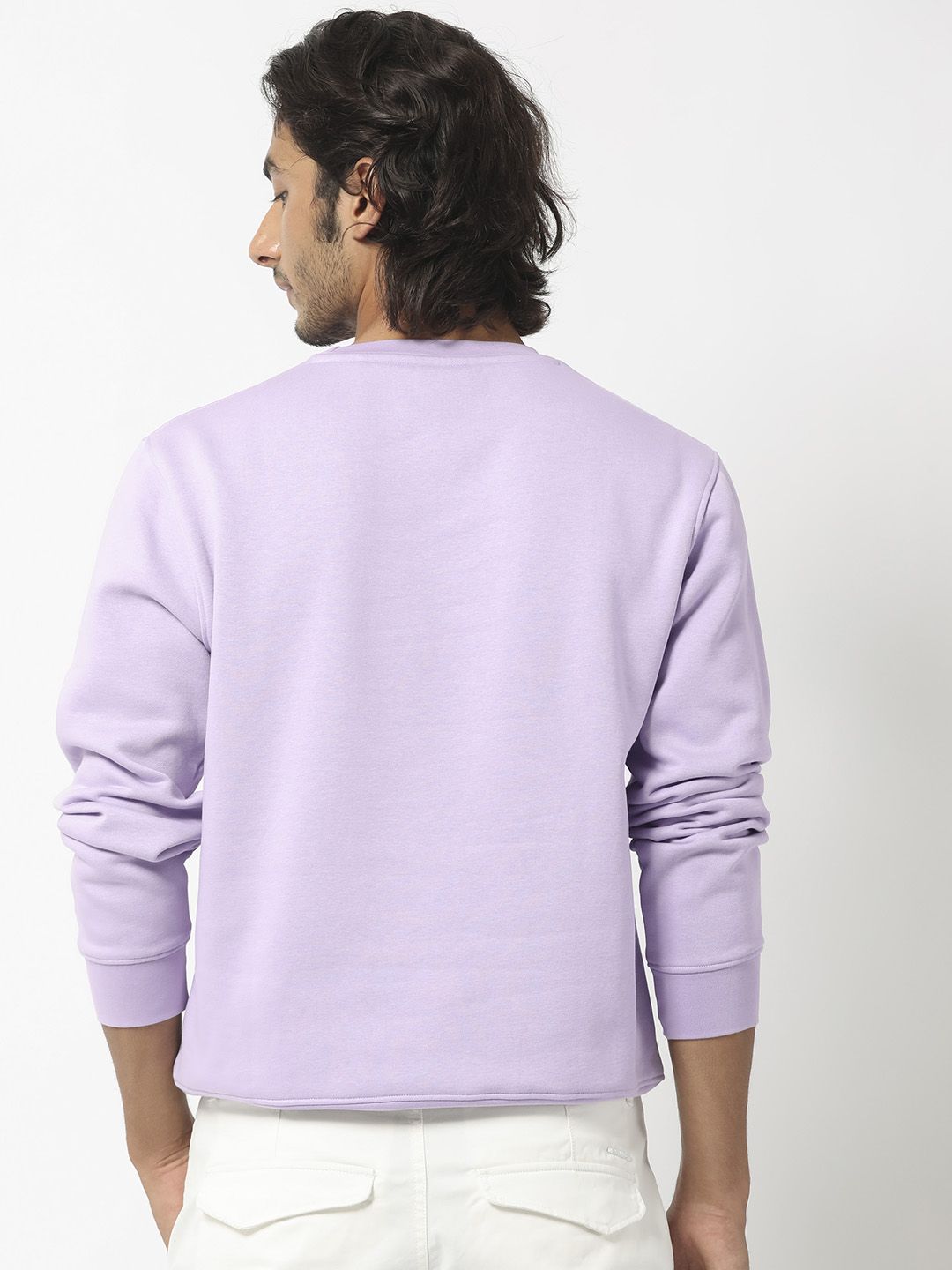RARE RABBIT Men Pysde Graphic Print Logo Sweatshirt