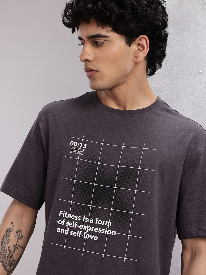 HRX by Hrithik Roshan Printed Rapid-Dry Training T-shirt