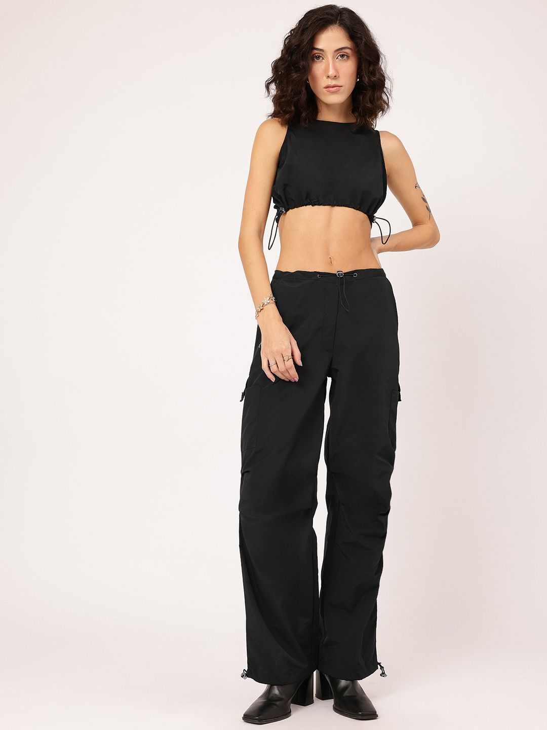 DressBerry Collegiate Cool Sleeveless Crop Co-Ord