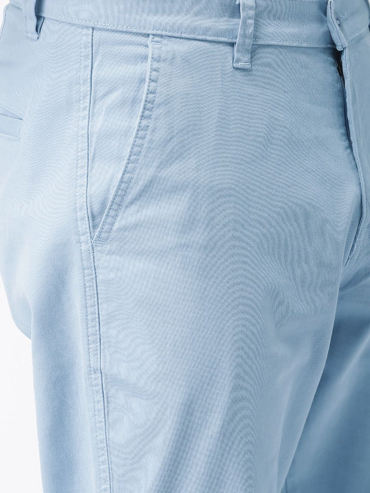 HIGHLANDER Men Blue Slim Fit Chinos