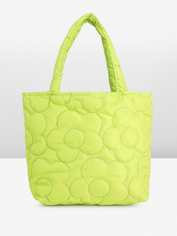 DressBerry Floral Self-Design Quilted Handheld Bag