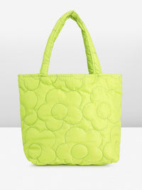 DressBerry Floral Self-Design Quilted Handheld Bag