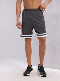 HRX by Hrithik Roshan Men Rapid-dry Striped Training Shorts