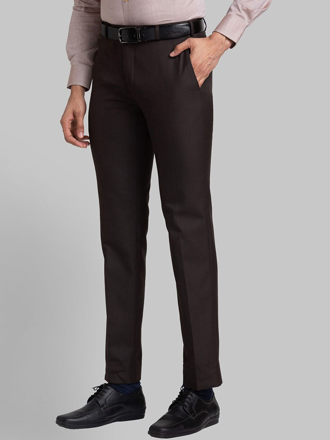 Raymond Slim-Fit Mid-Rise Trouser