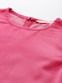all about you Flared Sleeve Frill Detail Top