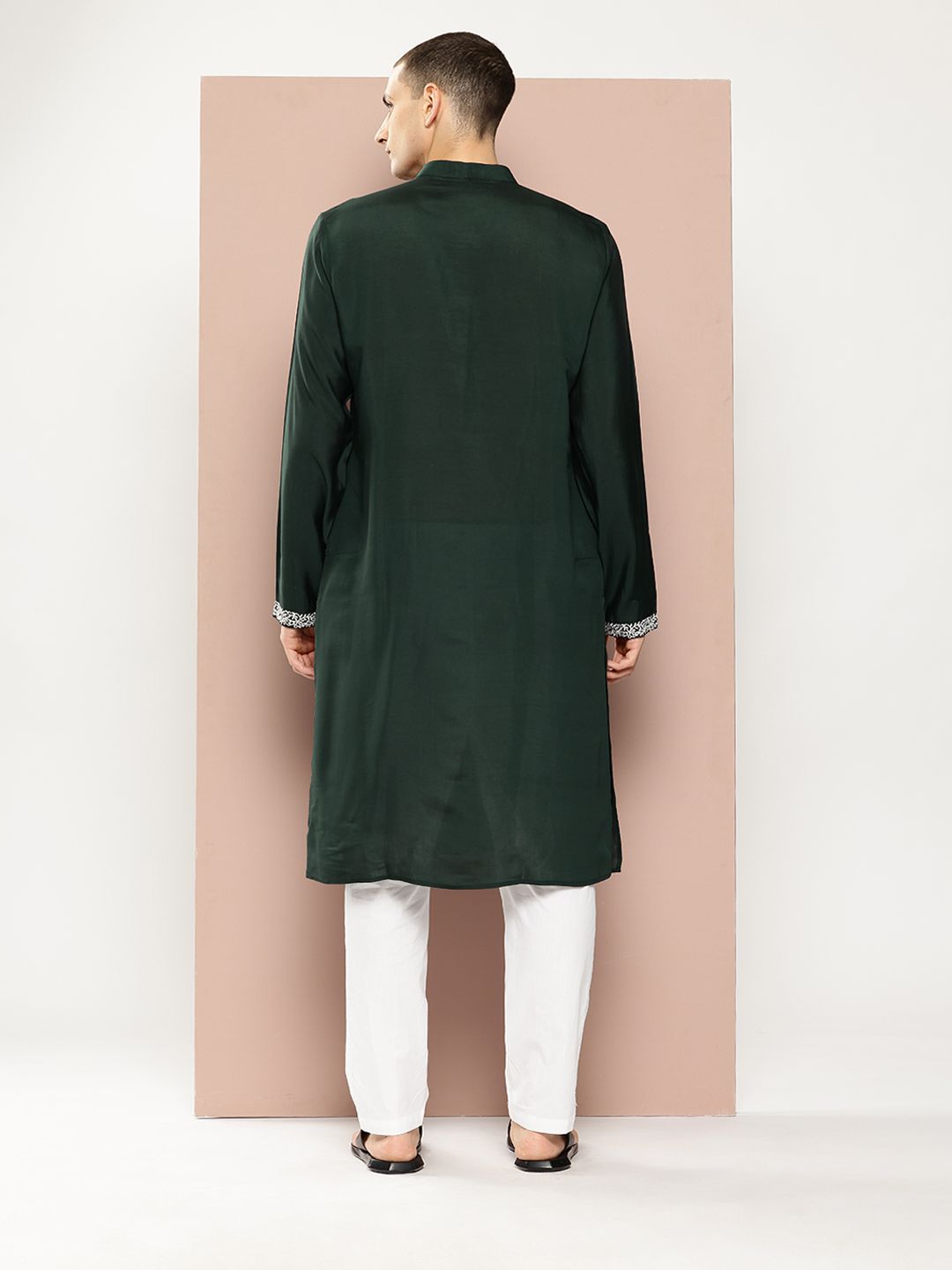 See Designs Embroidered Yoke Design Kurta with Pyjamas