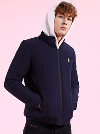 The Indian Garage Co Men Regular Fit Zip-Front Bomber Jacket