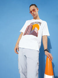 DILLINGER Printed Cotton Oversized T-shirt