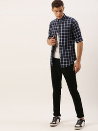 The Indian Garage Co Men Black Slim Fit Mid-Rise Clean Look Jeans