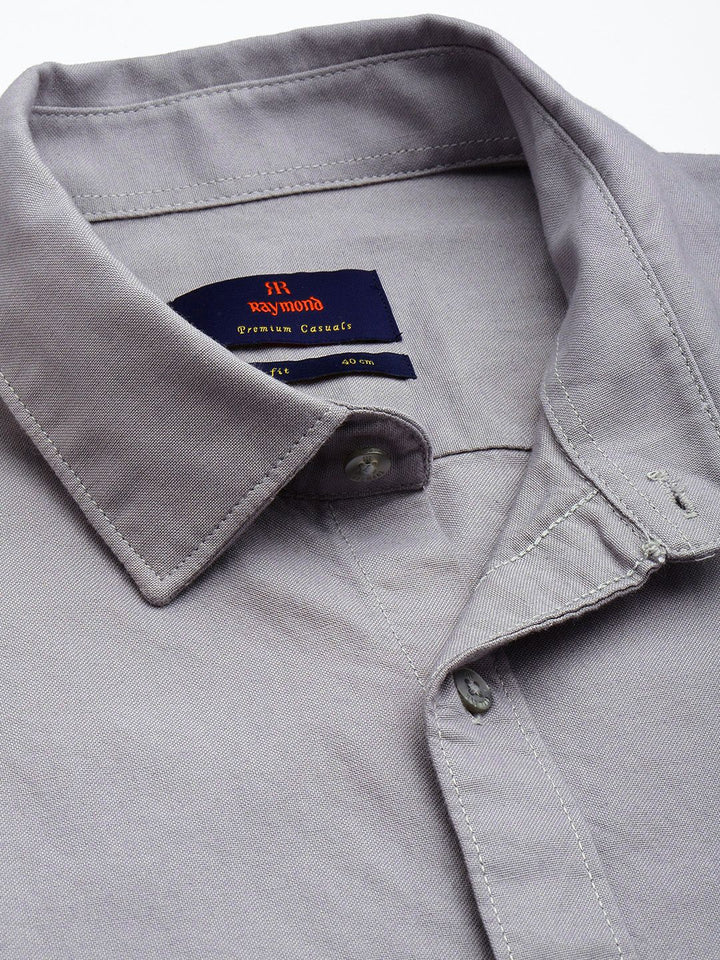 Raymond Pure Cotton Slim Fit Casual Shirt