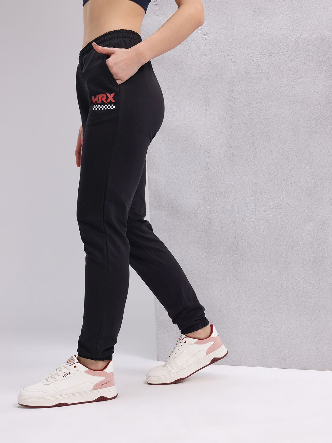 HRX by Hrithik Roshan Women Brand Logo Printed Joggers