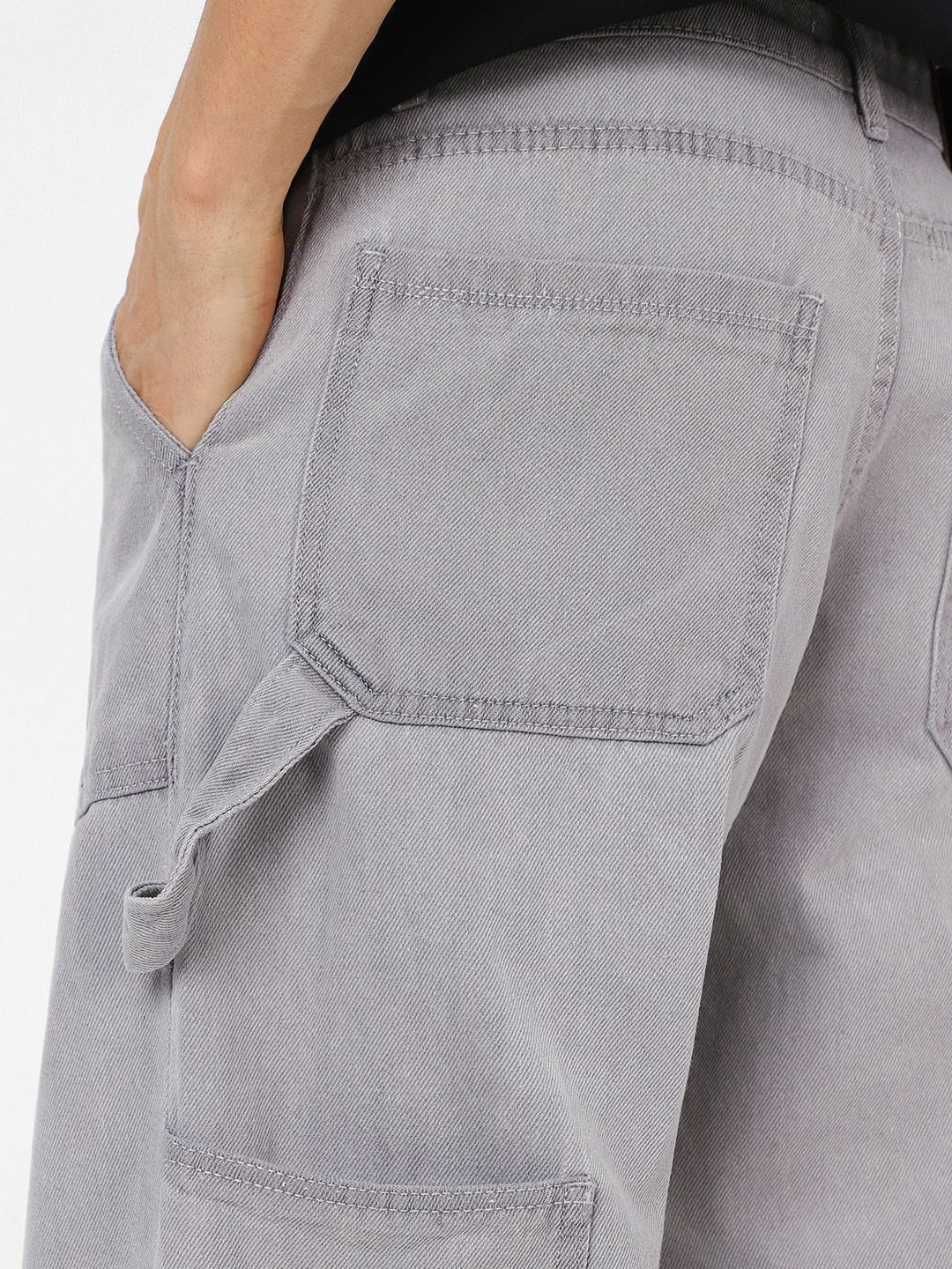 Urbano Fashion Men Loose Fit Carpenter Cargo Jeans