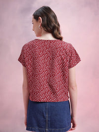 DressBerry Floral Print Top