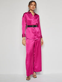 AND Collar Neck Shirt & Mid -Rise Trouser Co-Ords