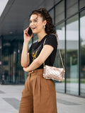 Lino Perros Gold-Toned Quilted Small Sling Bag