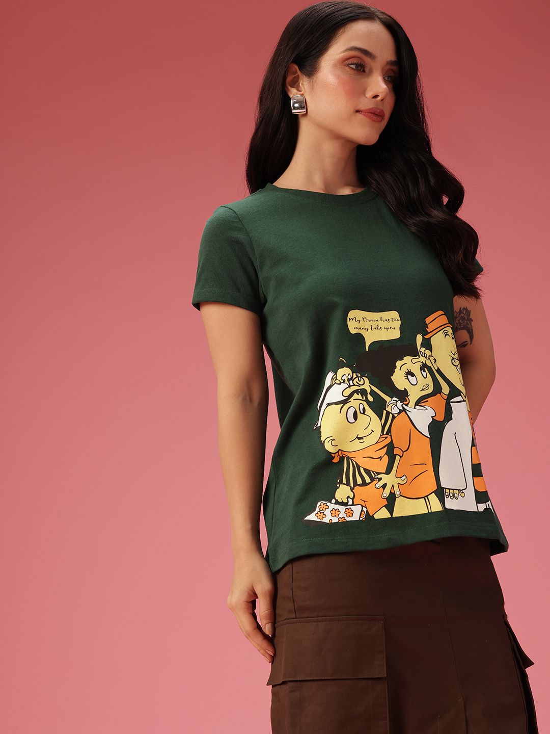 DressBerry Graphic Printed T-shirt