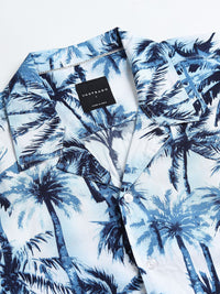 VASTRADO Men Hawaiian Printed Resort Collar Oversized Shirt